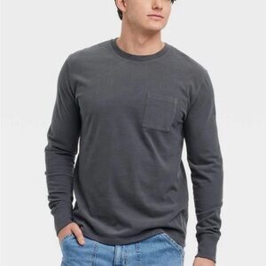 Goodfellow & Co Charcoal Long Sleeve Tee